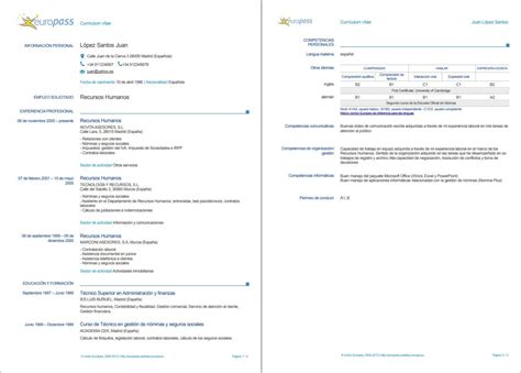 Cv Europass Plantillas De Currículum Y Consejos 2024