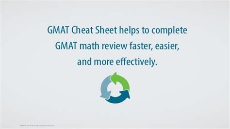 Gmat Cheat Sheet An Efficient Tool For Gmat Math Review
