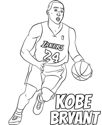 Kobe bryant basketball card patch autograph (#ed /100). Kobe Bryant coloring page basketball - Topcoloringpages.net
