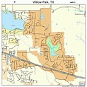 Willow Park Texas Street Map 4879492