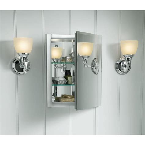 Kohler Recessed Bathroom Medicine Cabinet Mirror Mirrored Rectangle