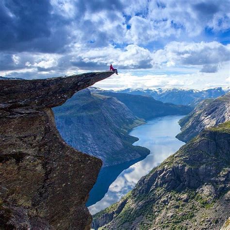 Trolltunga Cliff Skjeggedal Norway Norway Travel Beautiful Places