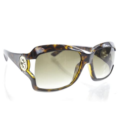 gucci tortoise shell gg sunglasses 2598s 32820