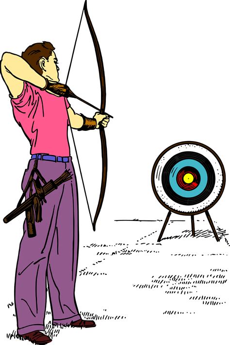 Archery Equipments Clip Art Library