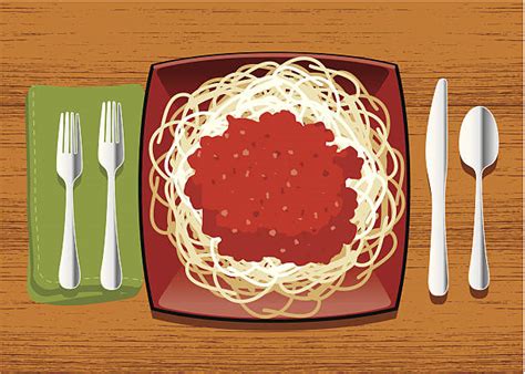 Royalty Free Spaghetti Dinner Clip Art Vector Images And Illustrations