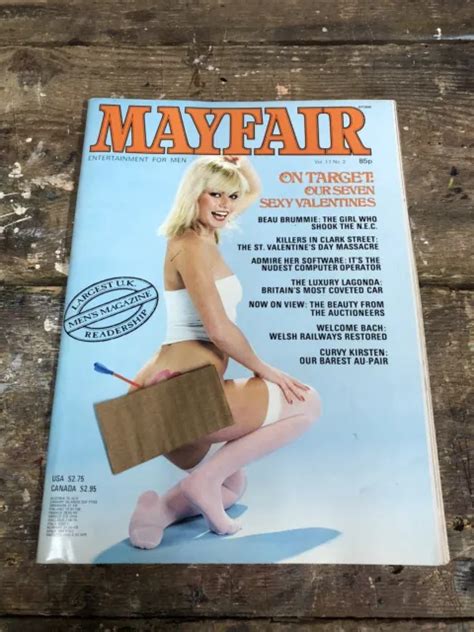 Vintage Mayfair Adult Magazine Vol No Mint Picclick