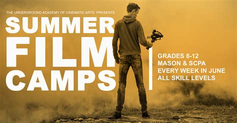 summer film camps for teens
