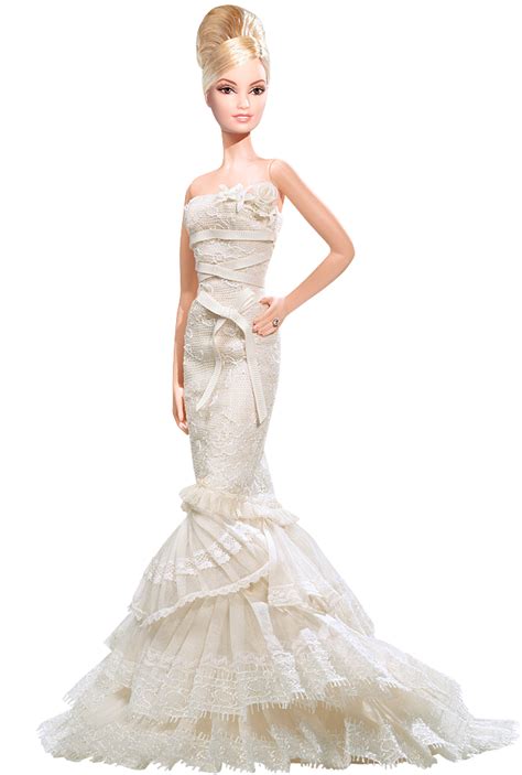 Barbie Wears All The Best Designer Wedding Dresses Barbie Bridal