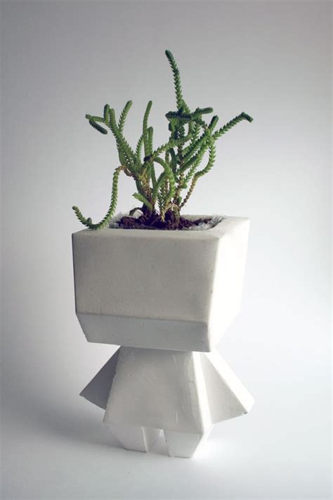 Proudly One Sided Planters By Reghardt Grobbelaar Via Behance