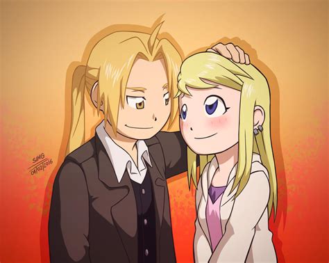 edward and winry by simgart on deviantart