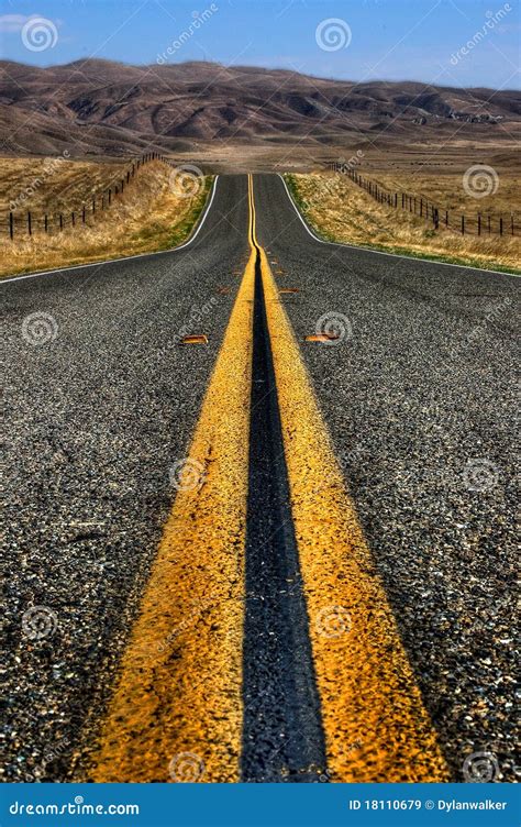 Open Road Stock Image Image Of Travel Fence Highway 18110679