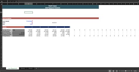 Loan Repayment Scheduler Excel Model Eloquens My Xxx Hot Girl