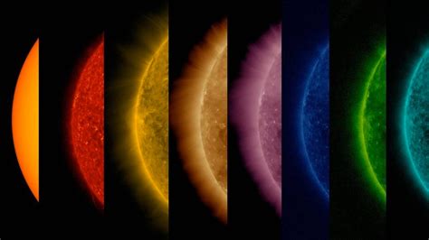 Eight Images Show How The Suns Upper Atmosphere Temperature Increases