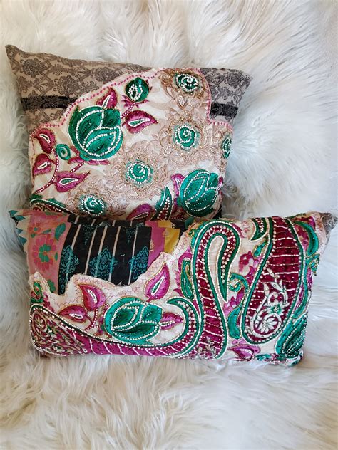 1 Bohemian Pillow Boho Style Pillow Decorative Pillow Gypsy Style