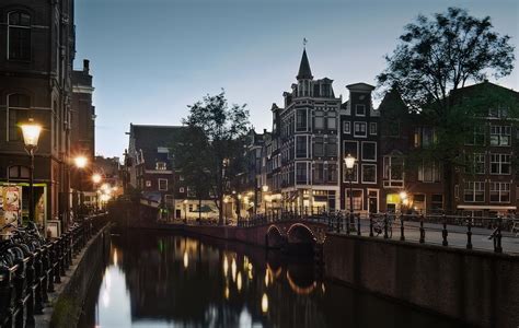 Wallpaper Street Amsterdam Holland Hd Widescreen High Definition