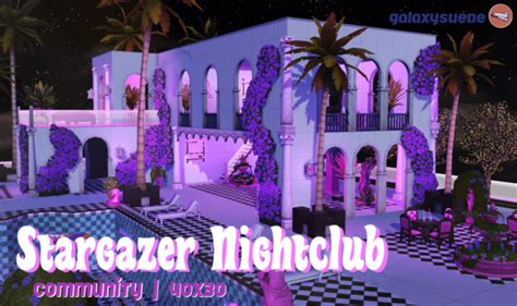 Sims 4 Stargazer Nightclub Romantic Garden Best Sims Mods