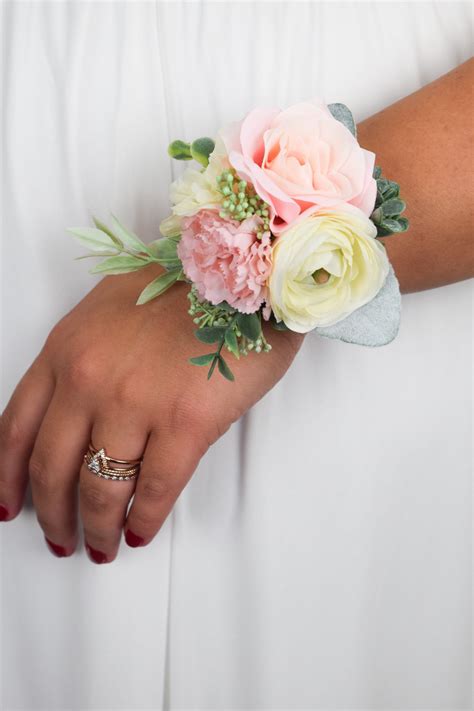 Wrist Corsage Prom Bridesmaid Elopement Mother Of The Etsy In Corsage Prom Mother Of