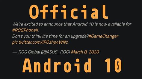 Uninstall unwanted apps from your android phone. Asus Rog Phone 2 Update to Official Android 10 and keep ...