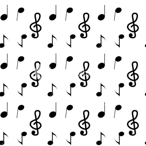 Music Note Pattern Vector At Collection Of Music Note