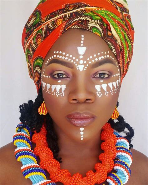 Traditional African Tribal Makeup Ideas