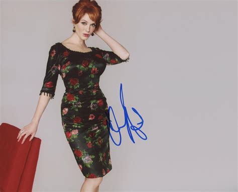 Lot Christina Hendricks Signed Photo