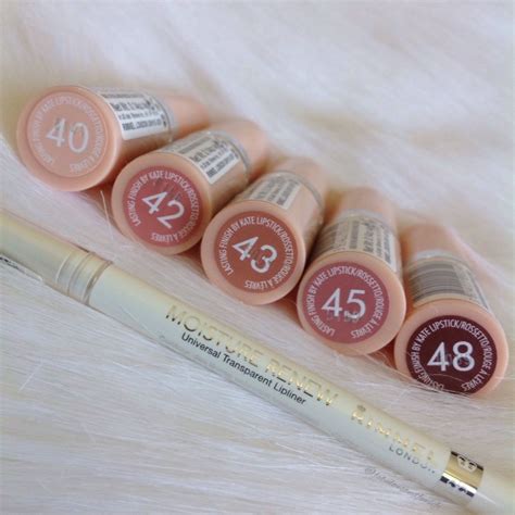 Rimmel Lasting Finish By Kate Nude Collection Lipsticks Review And