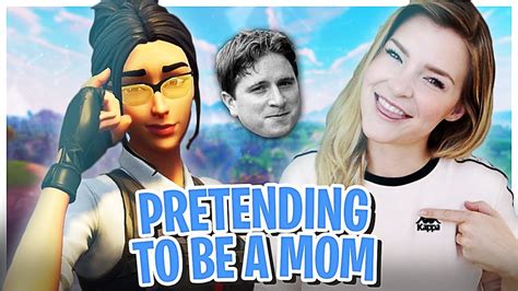 PRETENDING TO BE A MOM ON MY SONS ACCOUNT Fortnite Battle Royale