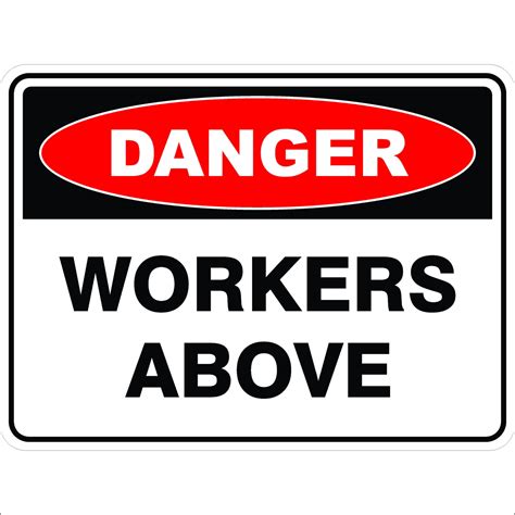 Workers Above Buy Now Discount Safety Signs Australia