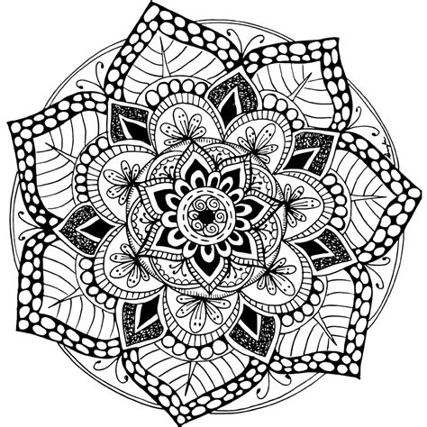 Refreshing Mandala Colouring Book For Adults Book 1 Free Coloring Page