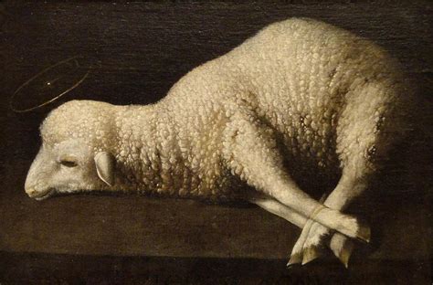 Agnus Dei The Lamb Of God Painting By Francisco De Zurbaran Fine Art
