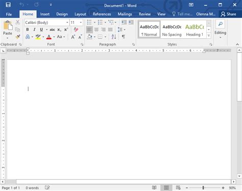 Getting Started With Word 2016 Tutorial Office Word