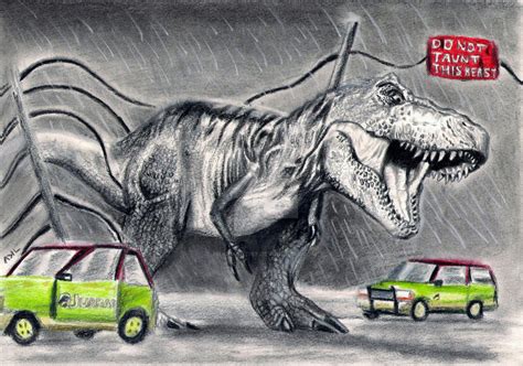 Jurassic Park T Rex Breakout By Pharmartist On Deviantart