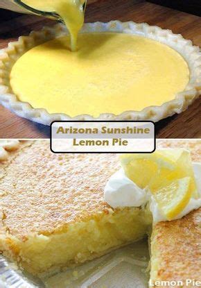 Arizona Sunshine Lemon Pie I love a blender recipe ...
