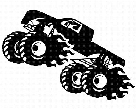 Monster truck svg monster truck clipart monster truck png | Etsy