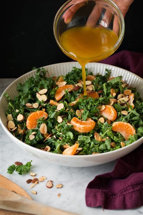 Kale Orange Salad With Orange Balsamic Dressing Cooking Classy