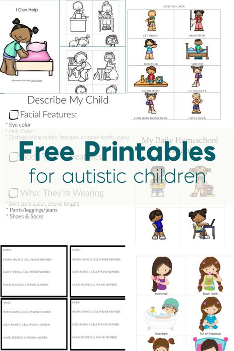 Worksheets For Kids With Autism — Db