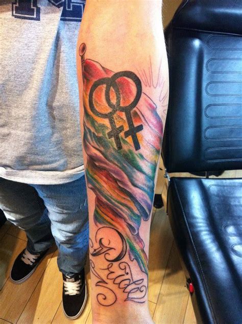 male gay pride flag tattoo nasveivy