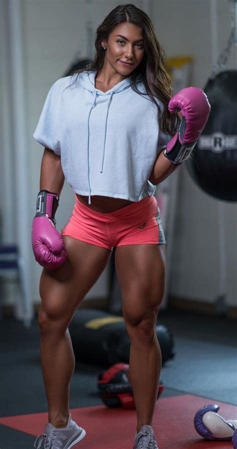 Awesome Body Body Building Women Fine Athletes Boxing Girl