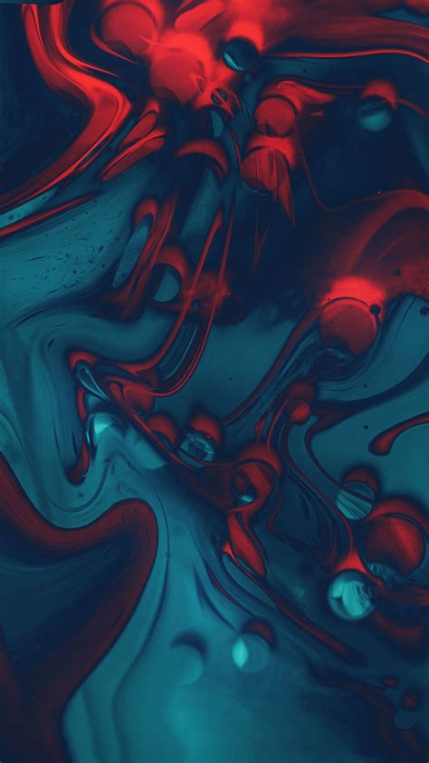 Designed and sold by artists. Red/Blue abstract | Abstract, Abstract iphone wallpaper ...