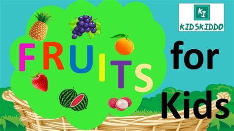 Learning Fruits With Pictures For Kids My Fruits Youtube