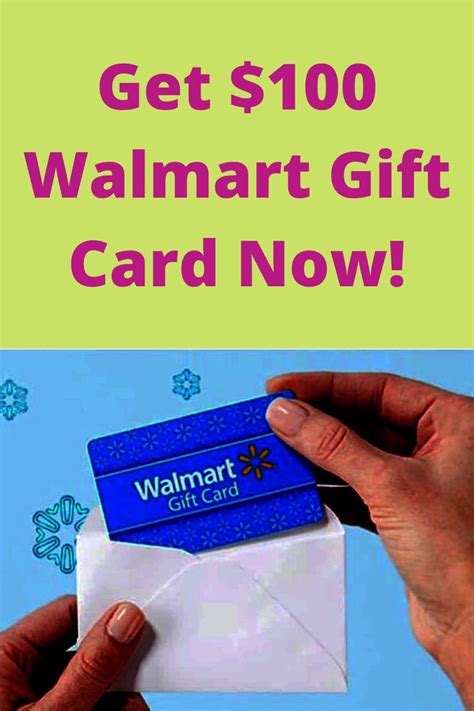 Gift cards from walmart make wonderful birthday, christmas, wedding, graduation,,baby gifts and that i find the right gift for those special times of life. Get $100 Walmart Gift Card Now! in 2020 | Walmart gift cards, Gift card, Cards