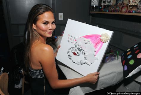 Model Chrissy Teigen Always Has A Ham On Hand Heres Why Huffpost Life