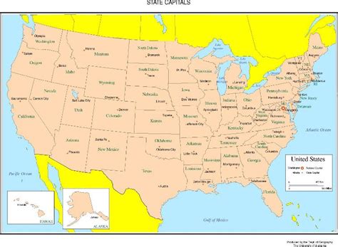 The united states of america (usa), for short america or united states (u.s.) is the third or the fourth largest country in the world. United States Labeled Map