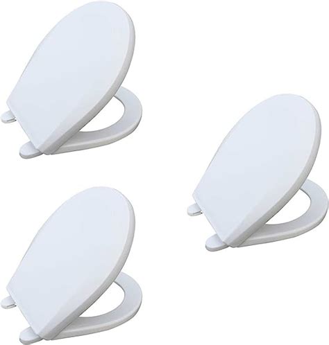 Child Sized Toilet Seat Replacement White Molded Plastic Set Of 3