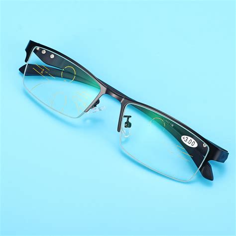 new multi focus photochromic half rimless reading glasses chile shop