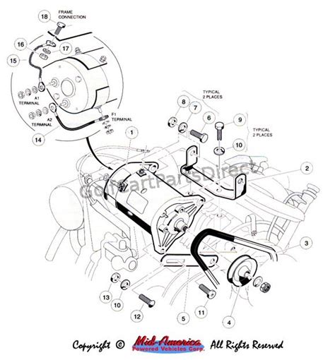 It includes detailed oem specifications, diagrams, illustrations and procedures to guide professional or diy mechanics with correctly repairing and troubleshooting the cart. Yamaha G22 Golf Cart Wiring Diagram / Ek 9465 Yamaha G19 Golf Cart Wiring Diagram Wiring Diagram ...