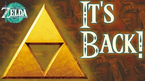 The Return Of The Triforce Zelda Tears Of The Kingdom Theory Youtube