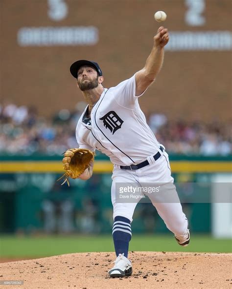 Starting Pitcher Daniel Norris 44 Of The Detroit Tigers Throws In The