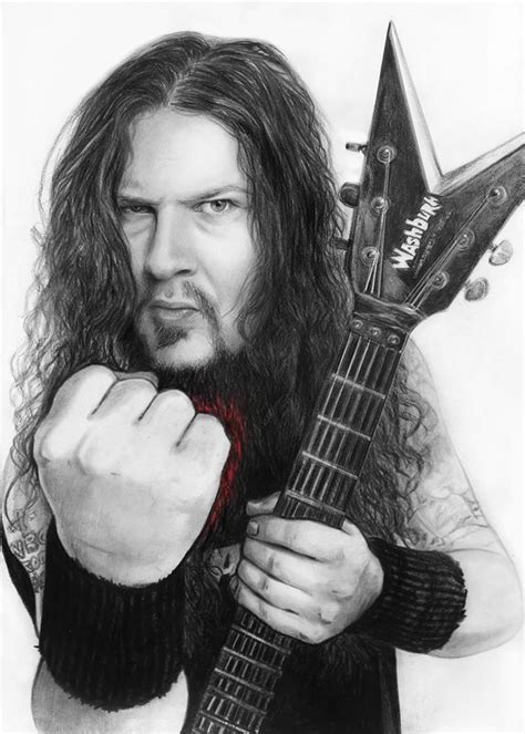 Dimebag Darrell Draw In Pencils By Flopy Valhala Character Design
