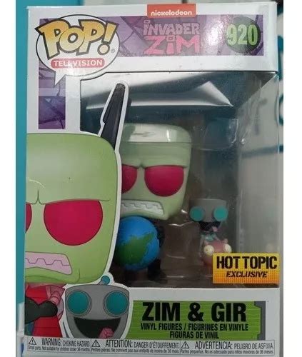 Funko Pop Zim And Gir 920 Exclusivo Hot Topic Meses Sin Intereses